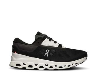 On Cloudstratus 3 W Black/Frost — Damen-Laufschuh doppeltes CloudTec Stabilität
