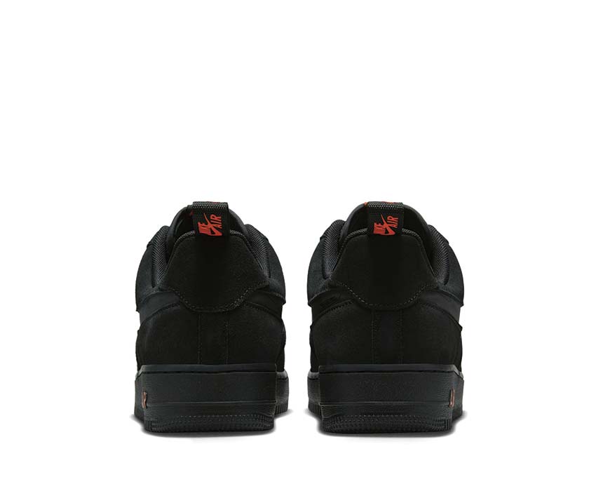 Nike Air Force 1 '07 LV8 Black / Black - LT Crimson DZ4514-001