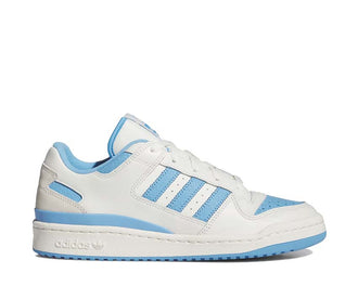 Adidas Forum Low CL Ivory Blue — sneaker uomo pelle avorio cinturino velcro