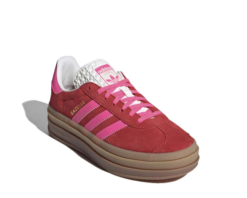 adidas date Gazelle Bold W Collegiate Red / Lucid Pink - Core White IH7496