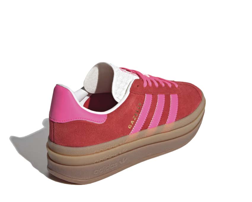 adidas gazelle bold w collegiate red lucid pink 4 core white ih7496