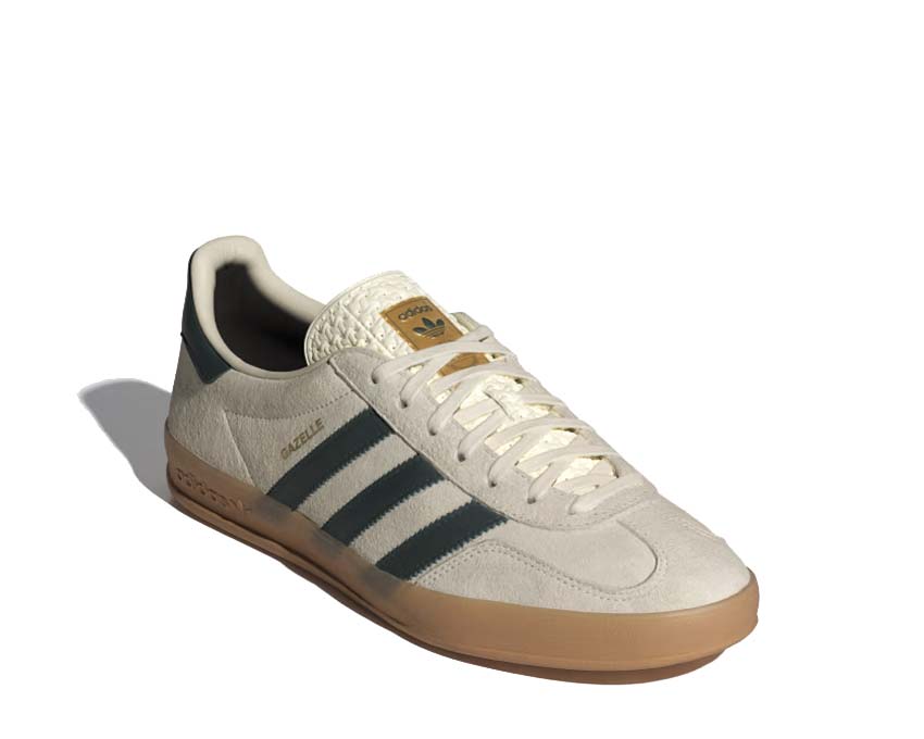 Adidas Gazelle Indoor Cream White / Collegiate Green - Gum IH7502