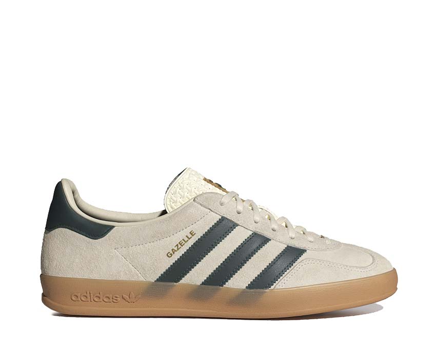 Adidas Gazelle Indoor Cream White / Collegiate Green - Gum IH7502