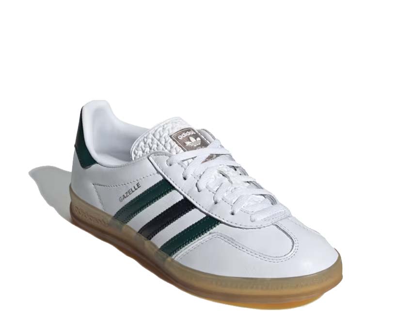 スニーカー adidas GAZELLE INDOOR SHOE (IE2957_FTWWHT/CGREEN/CBLACK) ADIDAS ORIGINALS-GAZELLE INDOOR W-IE2957 FTWWHT/CGREEN