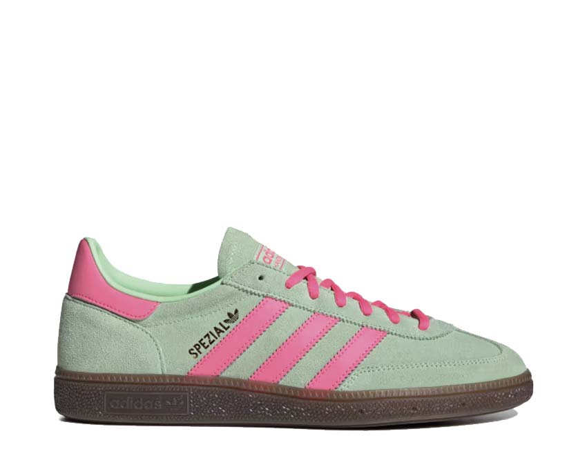 adidas meaning handball spezial semi green spark lucid pink gum ih7498