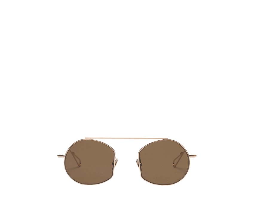 Dolce & Gabbana Eyewear logo plaque County sunglasses Champagne / Brown