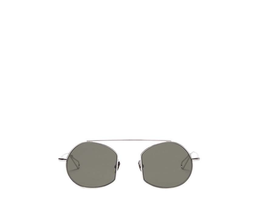 Dolce & Gabbana Eyewear logo plaque County sunglasses White Gold / Green Place