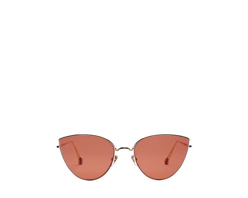 crystal-embellished tinted sunglasses Champagne