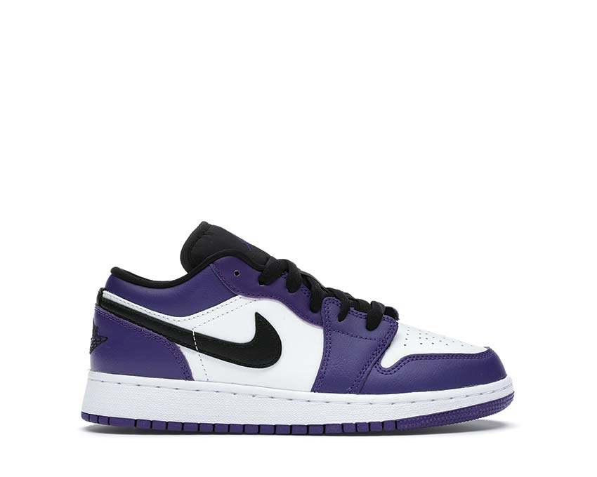 Nike air shoe jordan 1 low crimson tint black white hyper pink me Court Purple / Black - White 553560-500