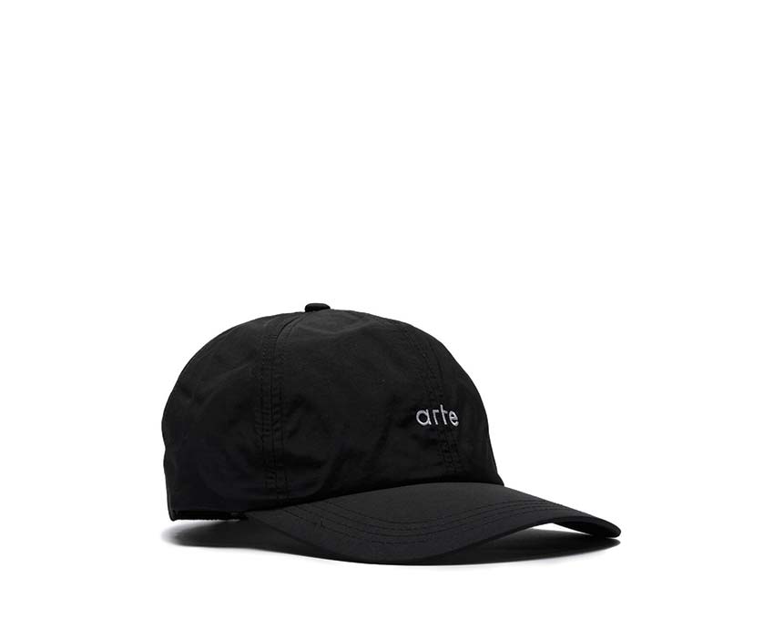 Arte Cane Drawstring Cap Black SS23-165AC