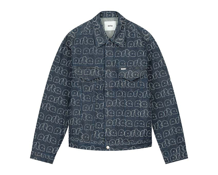 Arte pixel print cropped jacket tonal long-sleeved T-shirt SS23-082J