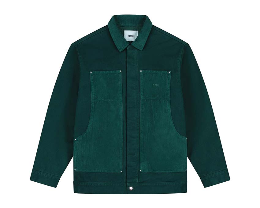 cut-out blazer jacket Green AW23-079J