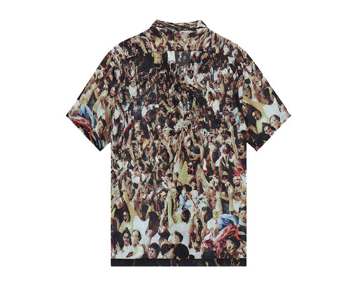 Arte patchwork V-neck T-shirt Allover Print SS24-120S
