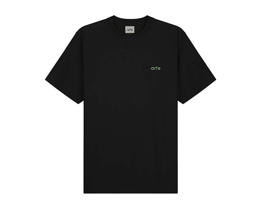 Arte Axel Arigato logo-print organic cotton T-shirt Weiß Black SS24-024T