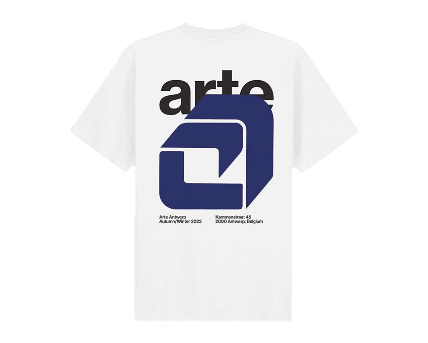 Arte Tommy Back Logo White AW23-013T