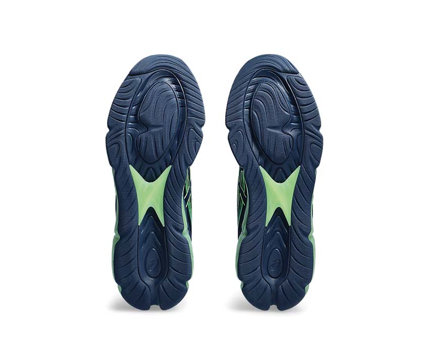 Asics zapatillas de running ASICS tope amortiguación ritmo medio pie arco bajo talla 42.5 Night Sky  / Illuminate Green 1203A305 400