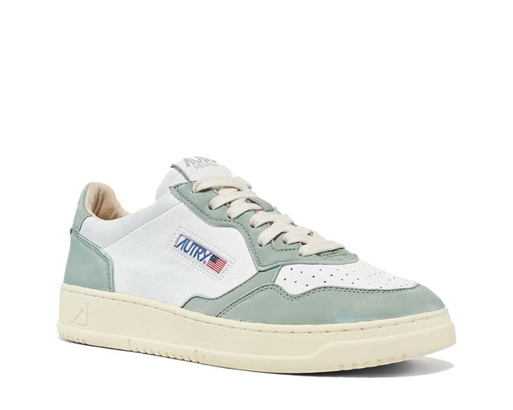 Autry Medalist Low W Goat / Wash White - Military AULWGH05