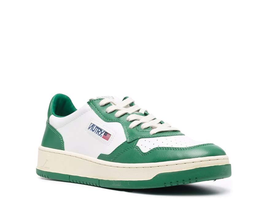 Autry Medalist Low Leat / White / Green AULMWB03
