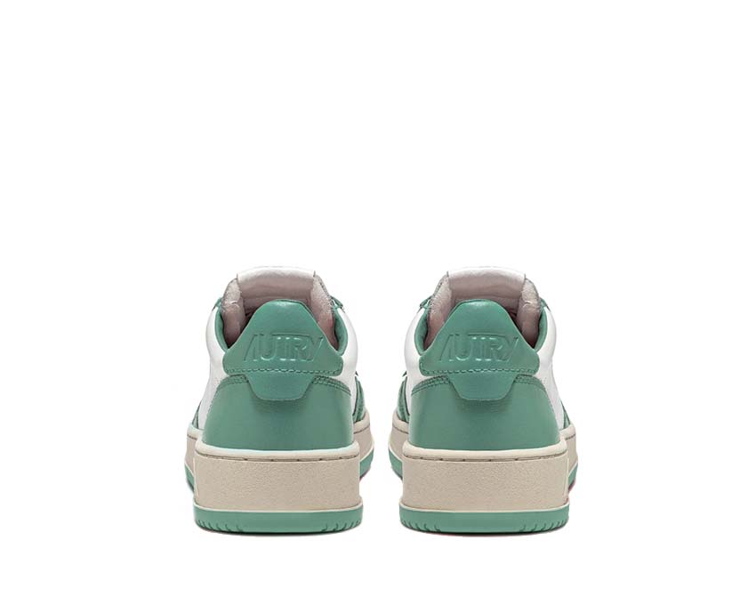 Autry Medalist Low Leat / White / Malachite AULMWB30