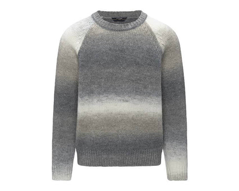 K-Way Valter Shaded Yarn Pullover "Grey Beige Degrade"