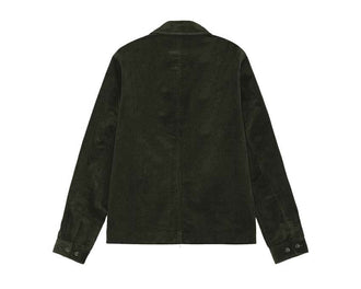 Les Deux Corduroy Zipper Coach Jacket "Rosin Green" - veste homme - vue 2