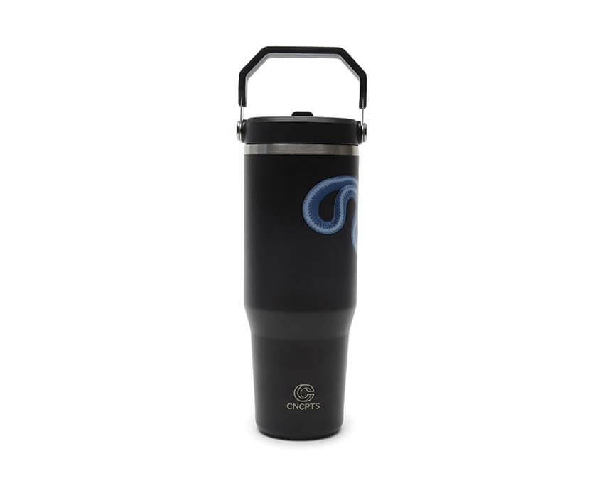 Stanley x Concepts IceFlow Flip Straw 2.0 Tumbler "Black/Blue" - gobelet isotherme unisexe - vue 2