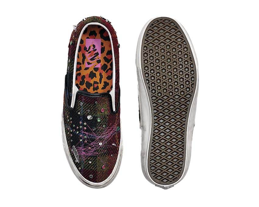 Vans Premium Classic Harris Tweed® Slip-On 98 "Tweed Red"