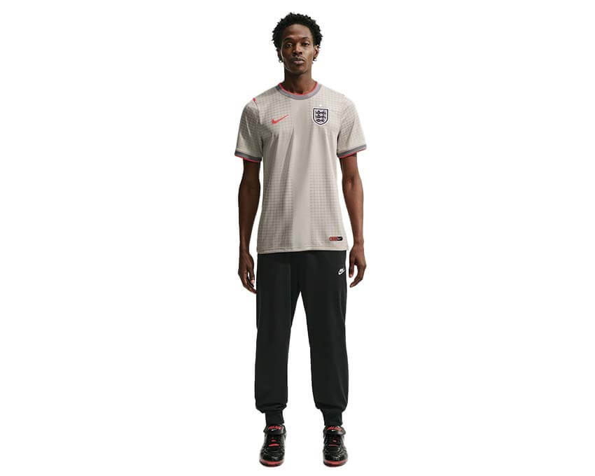 Nike England x Palace Short-Sleeve Soccer Top "Pewter Grey"