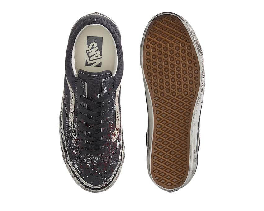 Vans Premium Old Skool 36 Paint Splatter "Charcoal Grey"