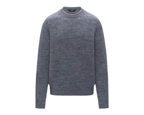K-Way Chad Buttoned Yarn Pullover "Azure Blizzard Combo"