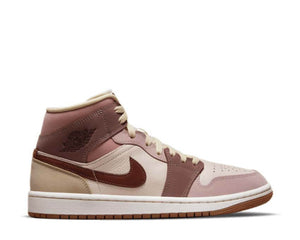 Air Jordan 1 Mid SE W Barely Orange — zapatillas mujer basketball culture streetwear pastel