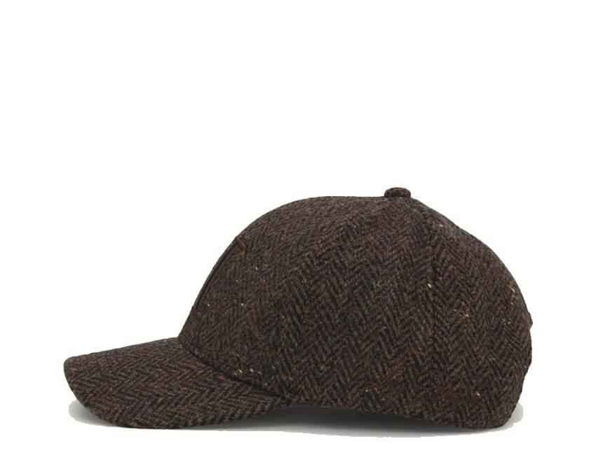 Les Deux Core Herringbone Baseball Cap "Molé Brown" - casquette homme - vue 3
