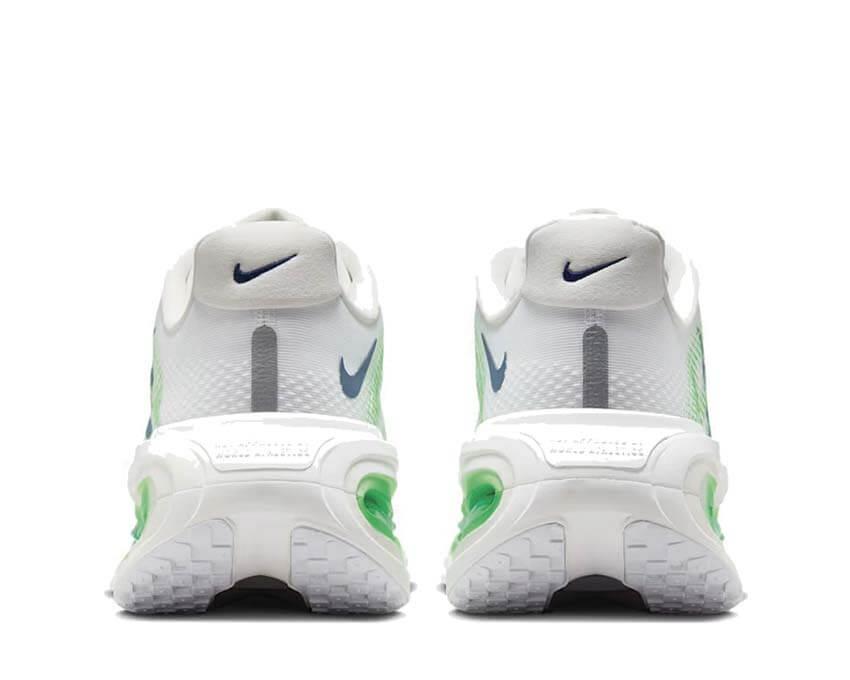 Nike Vomero Premium "Green" - vue arrière, talon et logo Swoosh