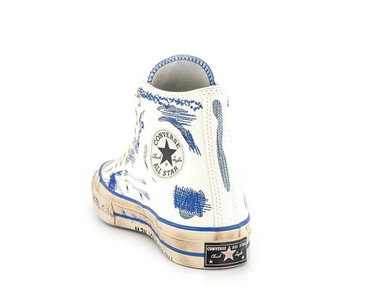 Converse Converse Run Star Hike Weiße Unisex-Sneaker White Blue