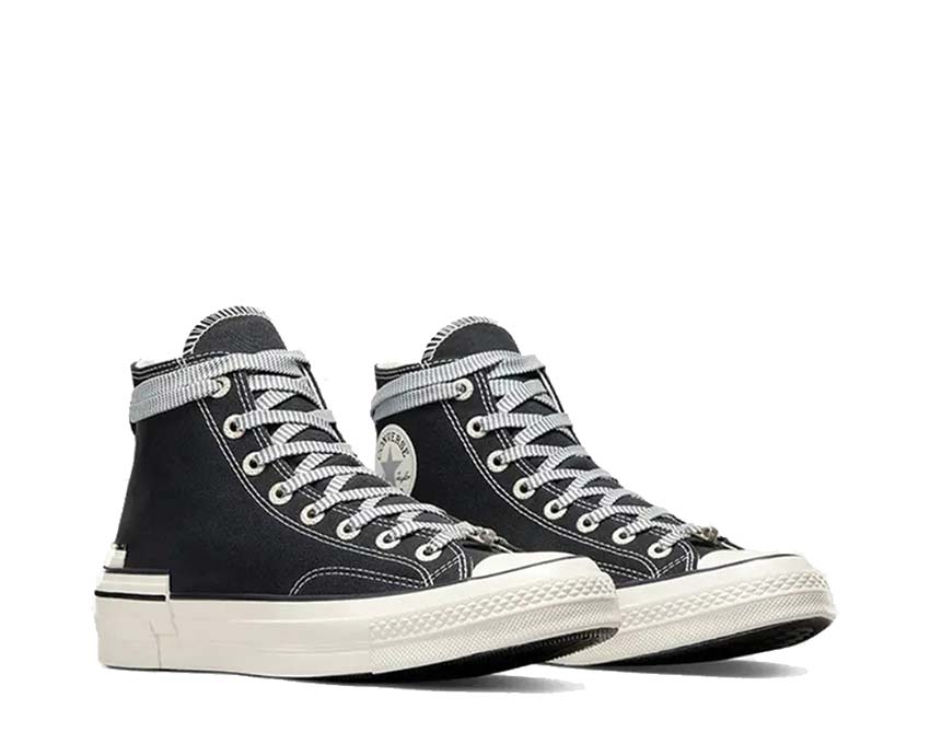 Converse Chuck 70 Hacked Heel Hi Black A07982C