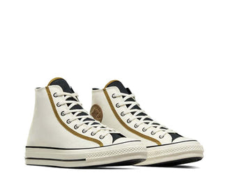Converse Chuck 70 Hi Hidden Khaki side view — thick khaki canvas