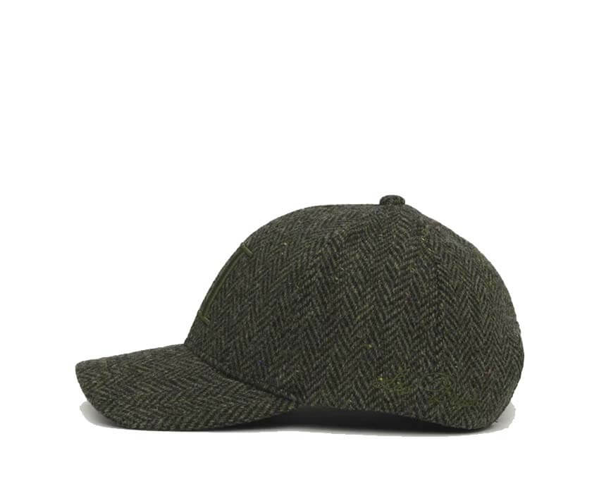 Les Deux Core Herringbone Baseball Cap "Rifle Green" - casquette homme - vue 3