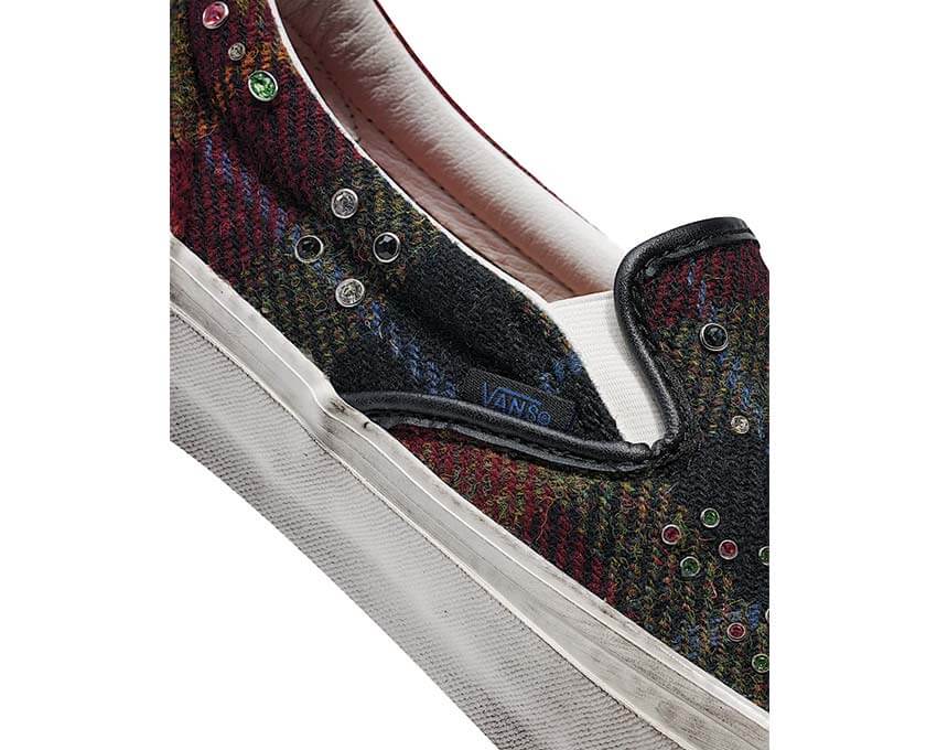 Vans Premium Classic Harris Tweed® Slip-On 98 "Tweed Red"