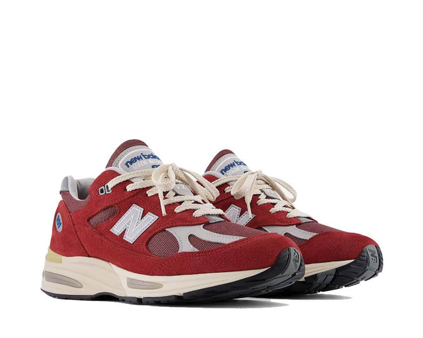 New Balance 991v2 Made in UK "Karanda Red" - sneakers unisexe - vue 2