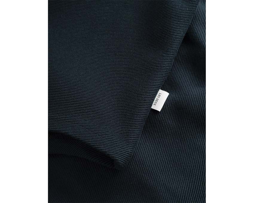 Les Deux Diesel logo-print cotton hoodie Schwarz Dark Navy 460460