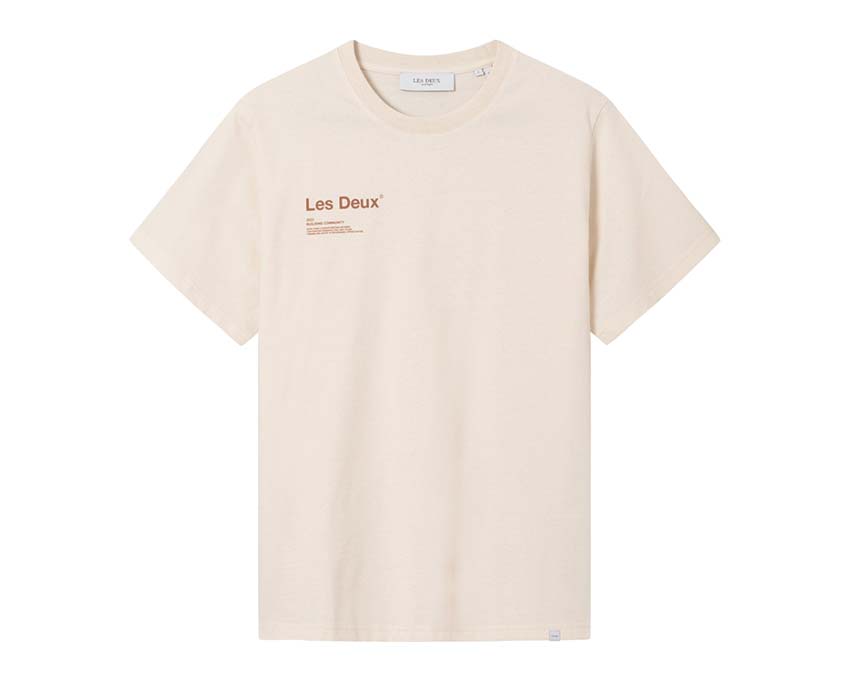 Les Deux Brody Tee Ivory / Burnt Clay 215807