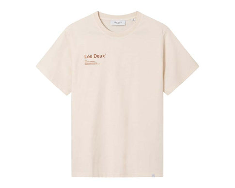 Les Deux Brody Tee Ivory / Burnt Clay 215807