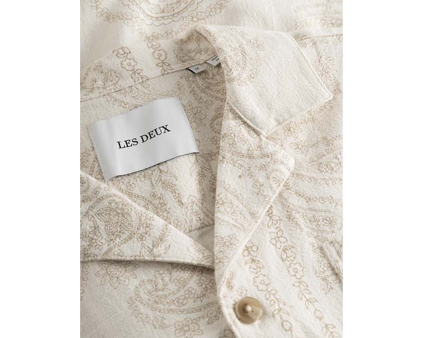 Les Deux prada cropped button up jacket item Light Ivory LDM401076