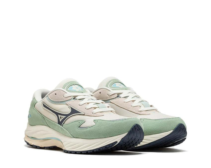 Mizuno Wave Rider Beta Smoke Green / India Ink - Pristine D1GA242401