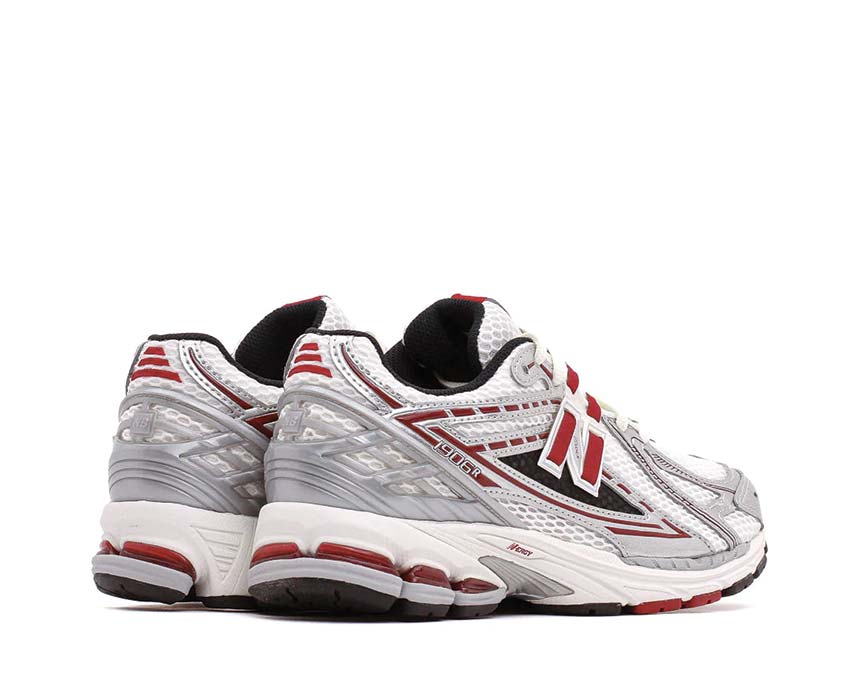 New Balance 1906R Silver Metallic / Classic Crimson - Sea Salt M1906REA