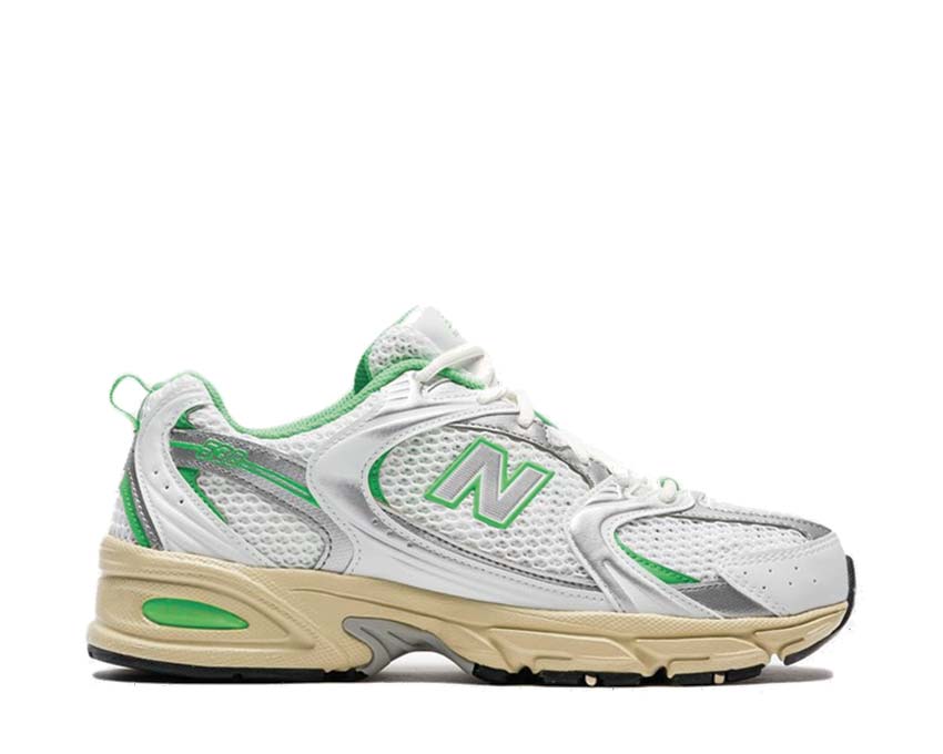 New Balance has only backed Trump on trade issues such as the White / Palm Leaf MR530EC