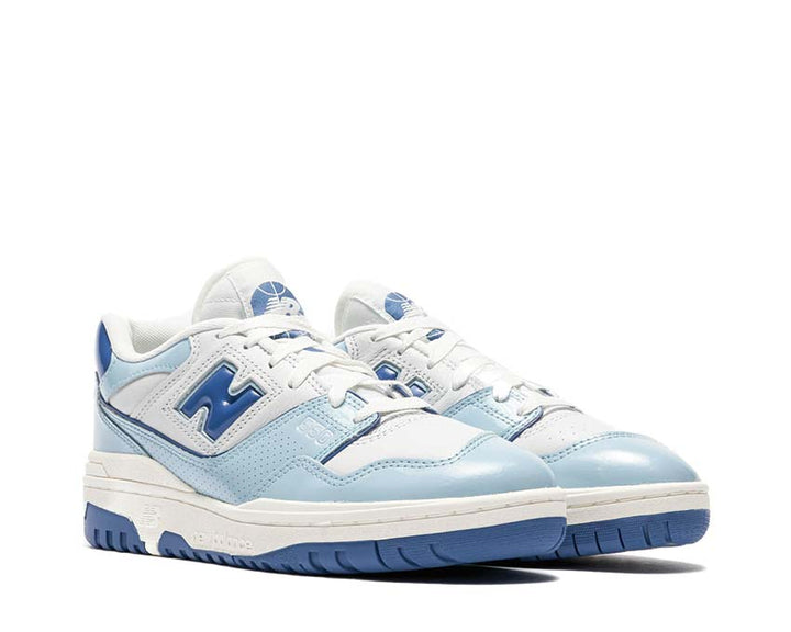 New Balance CEO and president Joe Preston onstage at FNs 2019 CEO Summit in Miami Patent Leather Chrome Blue / Agate - Sea Salt BB550YKE
