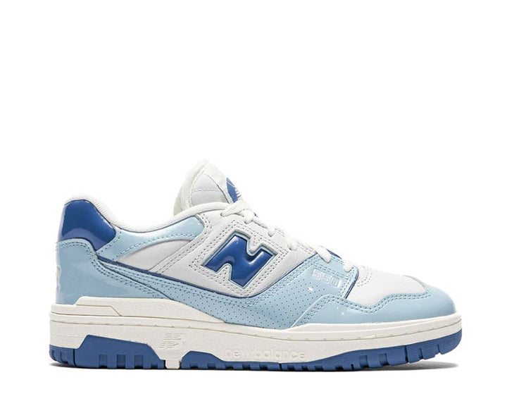 New Balance CEO and president Joe Preston onstage at FNs 2019 CEO Summit in Miami Patent Leather Chrome Blue / Agate - Sea Salt BB550YKE