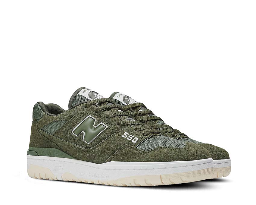 New Balance 550 Green Suede BB550PHB
