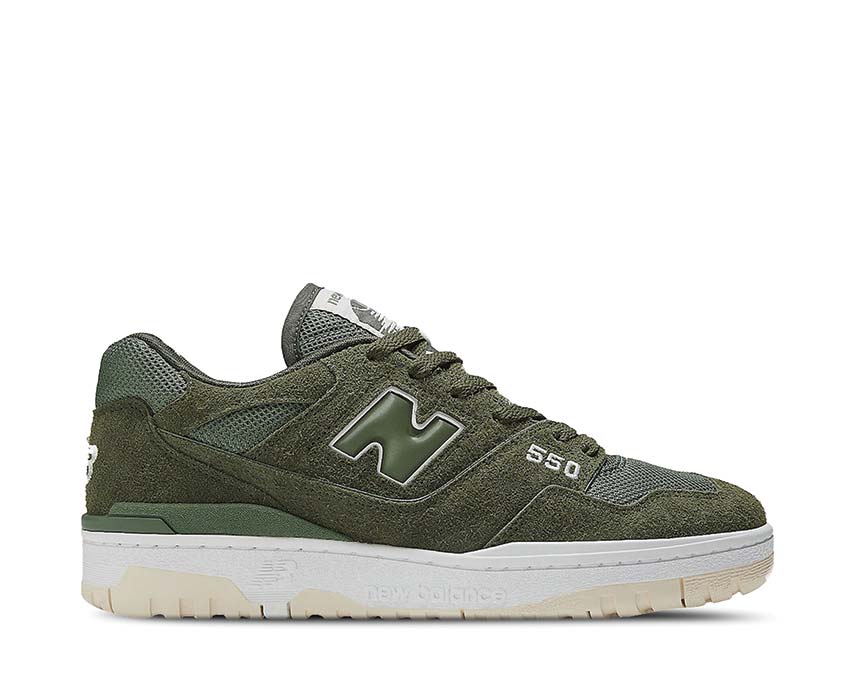 New Balance 550 Green Suede BB550PHB